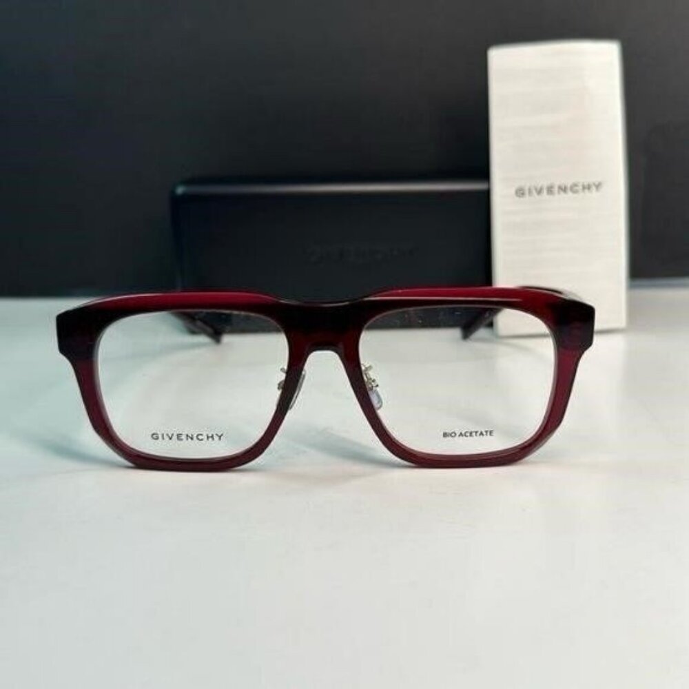 Givenchy GV50053F Shiny Bordeaux Designer Glasses for Men - Bold Style - Picture 9 of 12